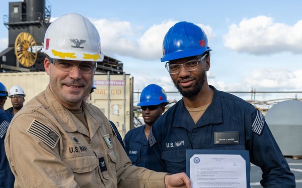 Captain’s Call Onboard the USS Green Bay