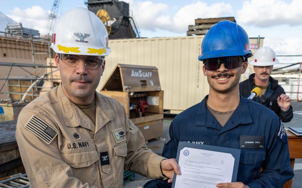 Captain’s Call Onboard the USS Green Bay