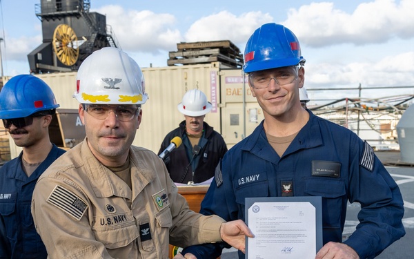 Captain’s Call Onboard the USS Green Bay