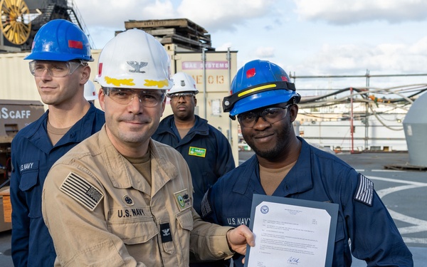 Captain’s Call Onboard the USS Green Bay