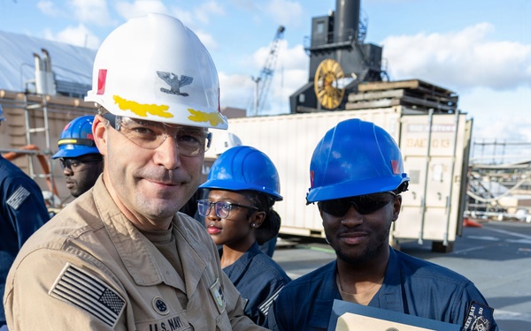 Captain’s Call Onboard the USS Green Bay