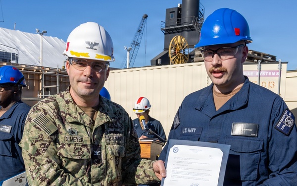 Captains Call Onboard the USS Green Bay