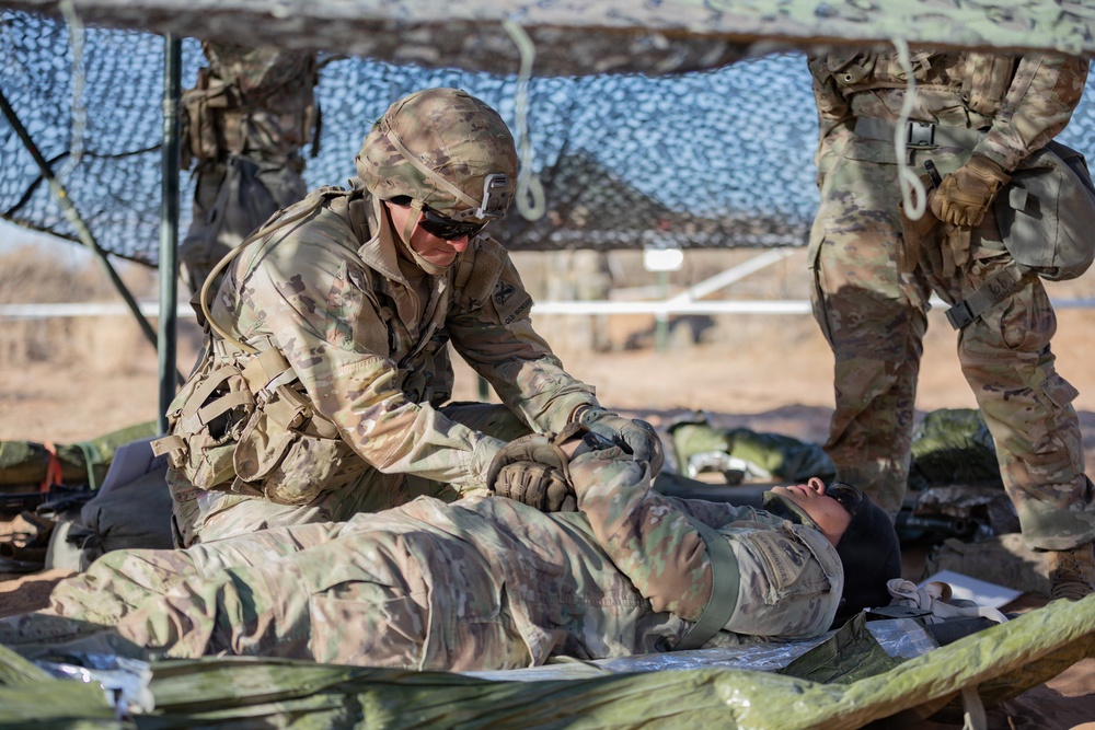 1st Armored Division Conducts E3B Medical Lanes