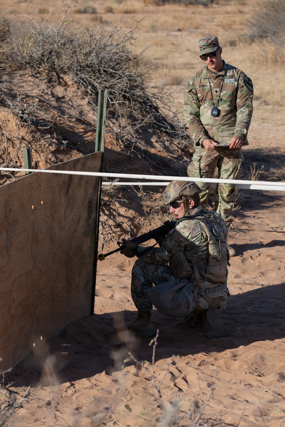 1st Armored Division Conducts E3B Patrol Lanes