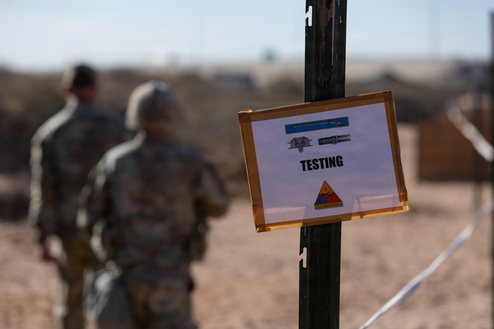 1st Armored Division Conducts E3B Patrol Lanes