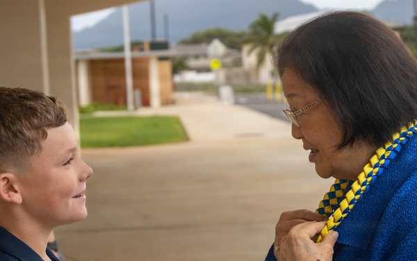 U.S. Sen. Mazie K. Hirono Visits MCBH, Showcasing the New Mokapu Elementary School and Ongoing Barracks Construction