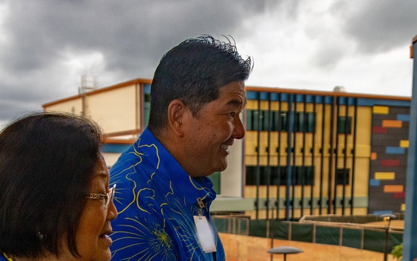 U.S. Sen. Mazie K. Hirono Visits MCBH, Showcasing the New Mokapu Elementary School and Ongoing Barracks Construction