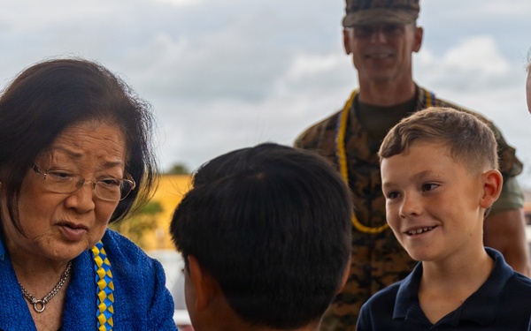 U.S. Sen. Mazie K. Hirono Visits MCBH, Showcasing the New Mokapu Elementary School and Ongoing Barracks Construction