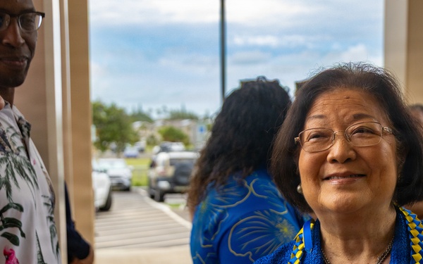 U.S. Sen. Mazie K. Hirono Visits MCBH, Showcasing the New Mokapu Elementary School and Ongoing Barracks Construction