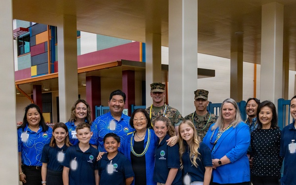 U.S. Sen. Mazie K. Hirono Visits MCBH, Showcasing the New Mokapu Elementary School and Ongoing Barracks Construction