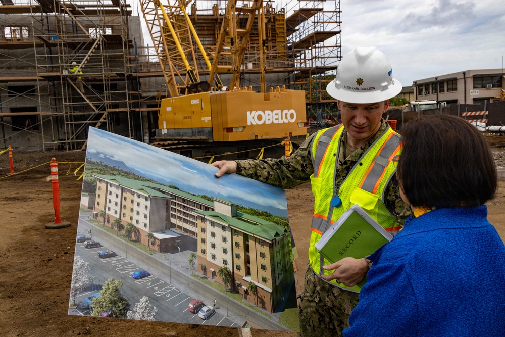 U.S. Sen. Mazie K. Hirono Visits MCBH, Showcasing the New Mokapu Elementary School and Ongoing Barracks Construction