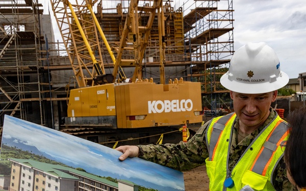 U.S. Sen. Mazie K. Hirono Visits MCBH, Showcasing the New Mokapu Elementary School and Ongoing Barracks Construction