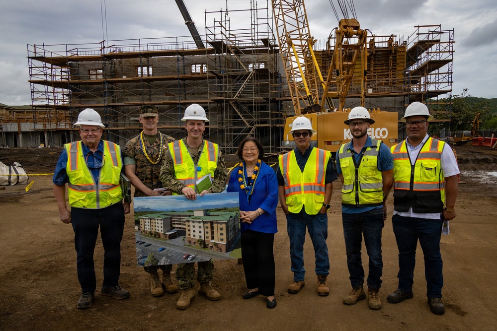 U.S. Sen. Mazie K. Hirono Visits MCBH, Showcasing the New Mokapu Elementary School and Ongoing Barracks Construction