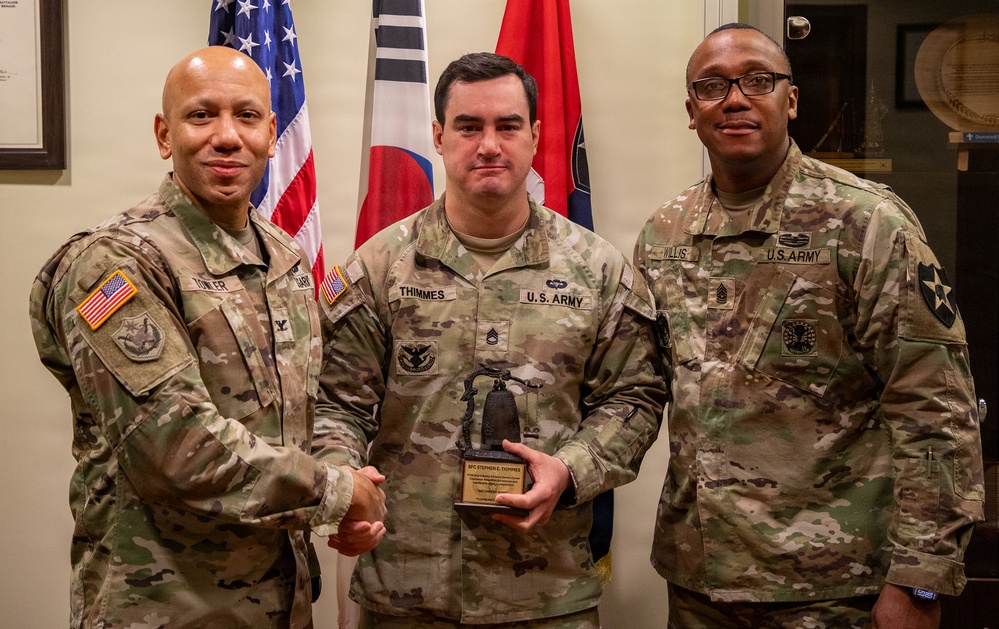 Champion Brigade Boasts 2ID, 8th Army Career Counselors of the Year