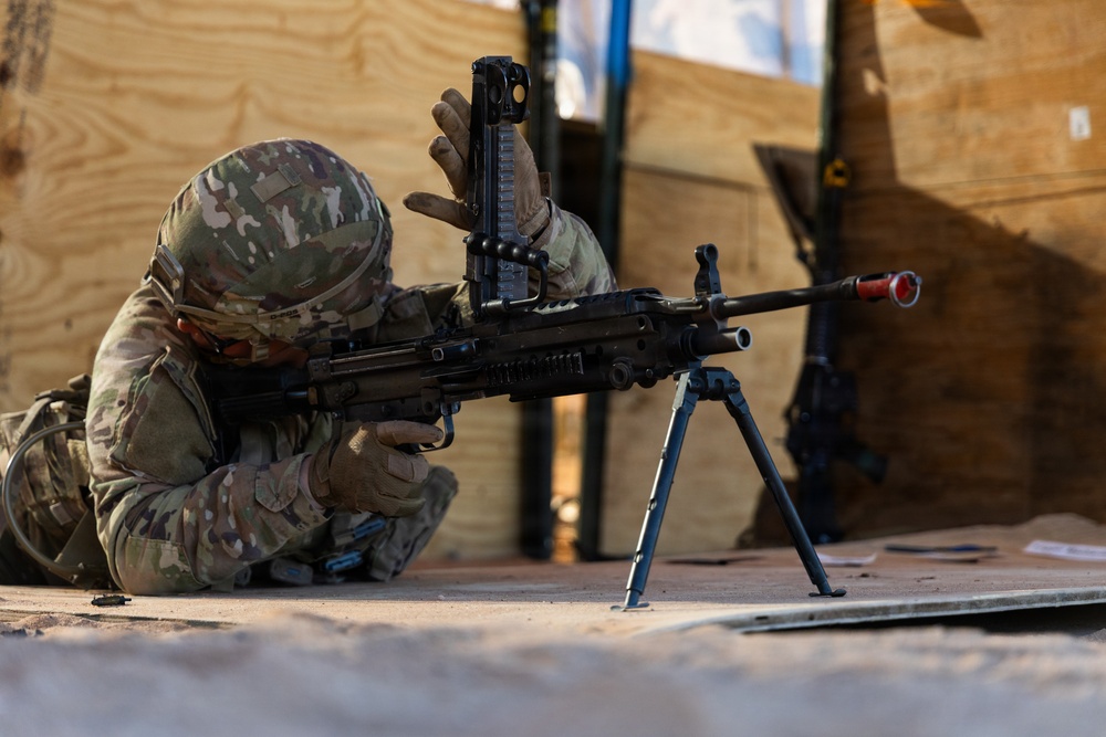 1st Armored Division Conducts E3B Weapons Lanes