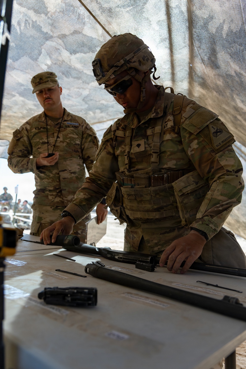1st Armored Division Conducts E3B Weapons Lanes