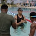 Camp Blaz Marines participate in a pool PT