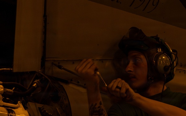 Abraham Lincoln conducts routine operations