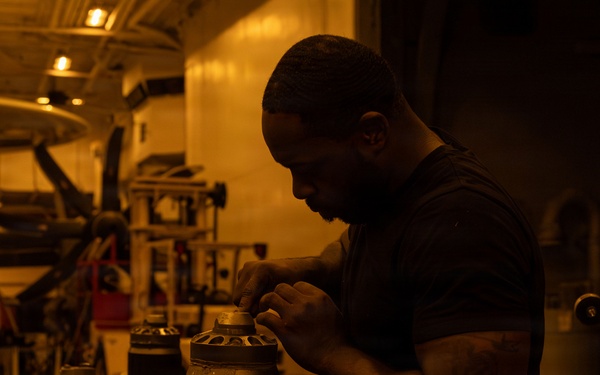 Abraham Lincoln conducts routine operations