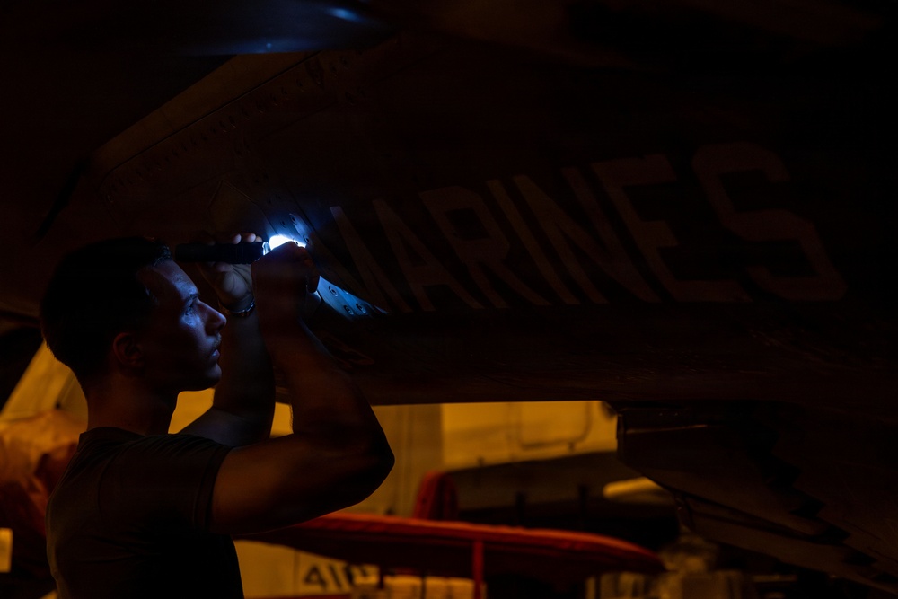 Abraham Lincoln conducts routine operations