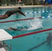Camp Blaz Marines participate in a pool PT