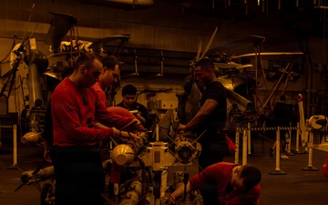 Abraham Lincoln conducts routine operations