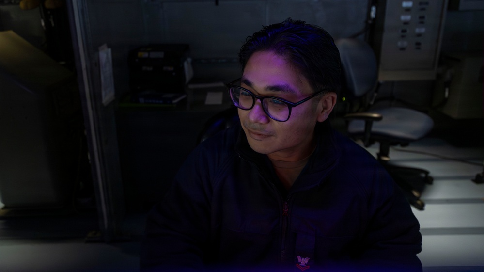 Abraham Lincoln conducts routine operations