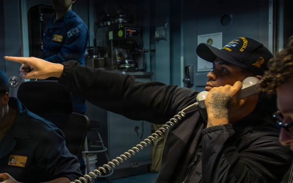 Abraham Lincoln conducts routine flight operations