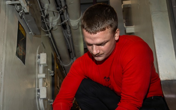 Abraham Lincoln conducts routine operations