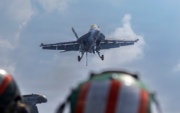 Abraham Lincoln conducts routine flight operations