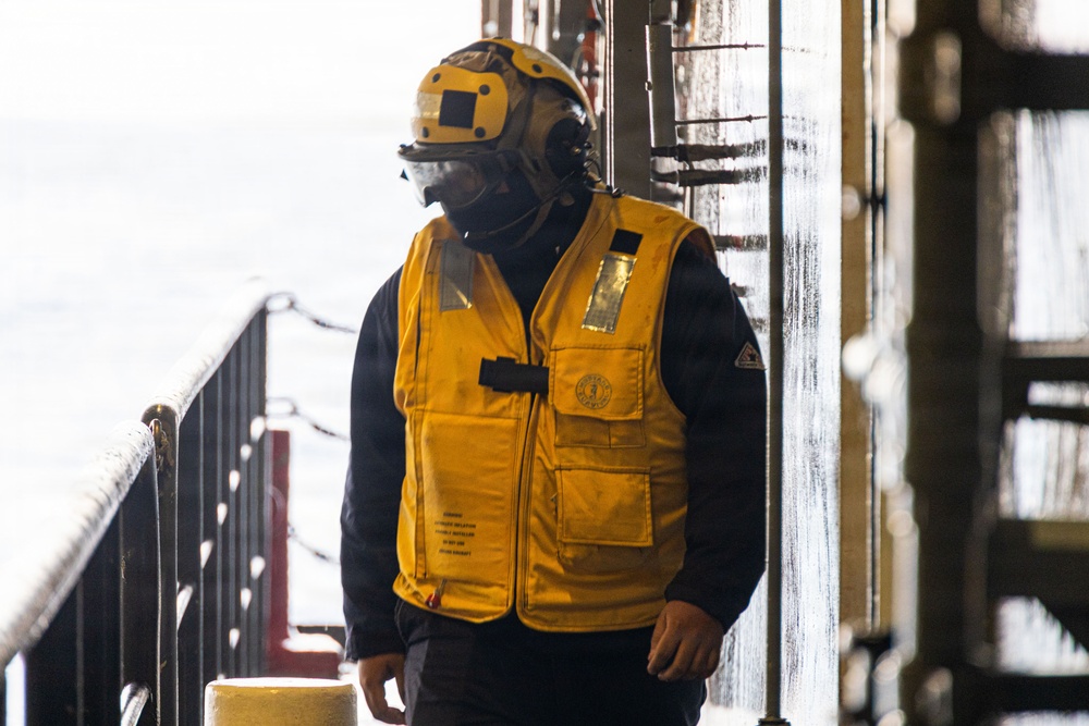 11th MEU Marines, Sailors Conduct Well Deck Operations Aboard USS Portland