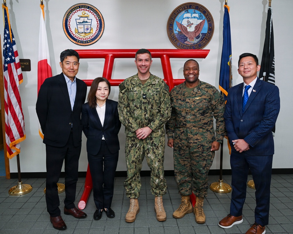 Commander, Fleet Activities Okinawa Meets with U.S. and Japan Leadership