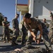 5th Air Naval Gunfire Liaison Company Marines conduct tactical combat casualty care training