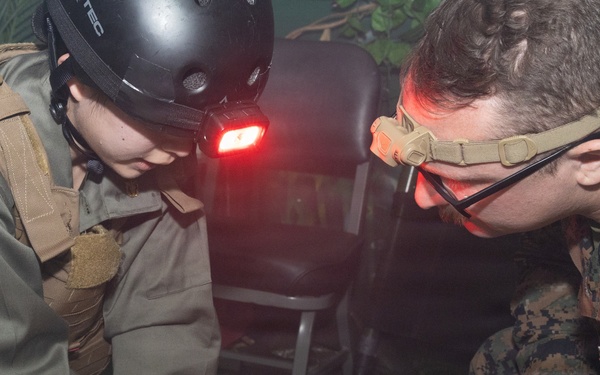 Japan Self-Defense Force Cadets participate in Tactical Combat Casualty Care Culminating Event