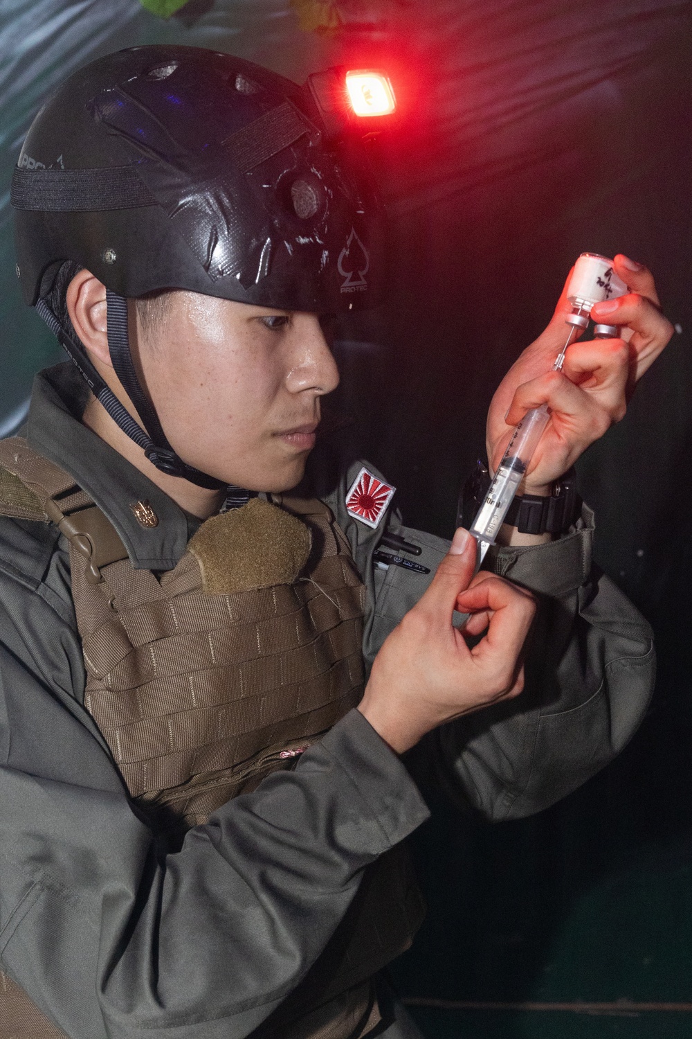 Japan Self-Defense Force Cadets participate in Tactical Combat Casualty Care Culminating Event