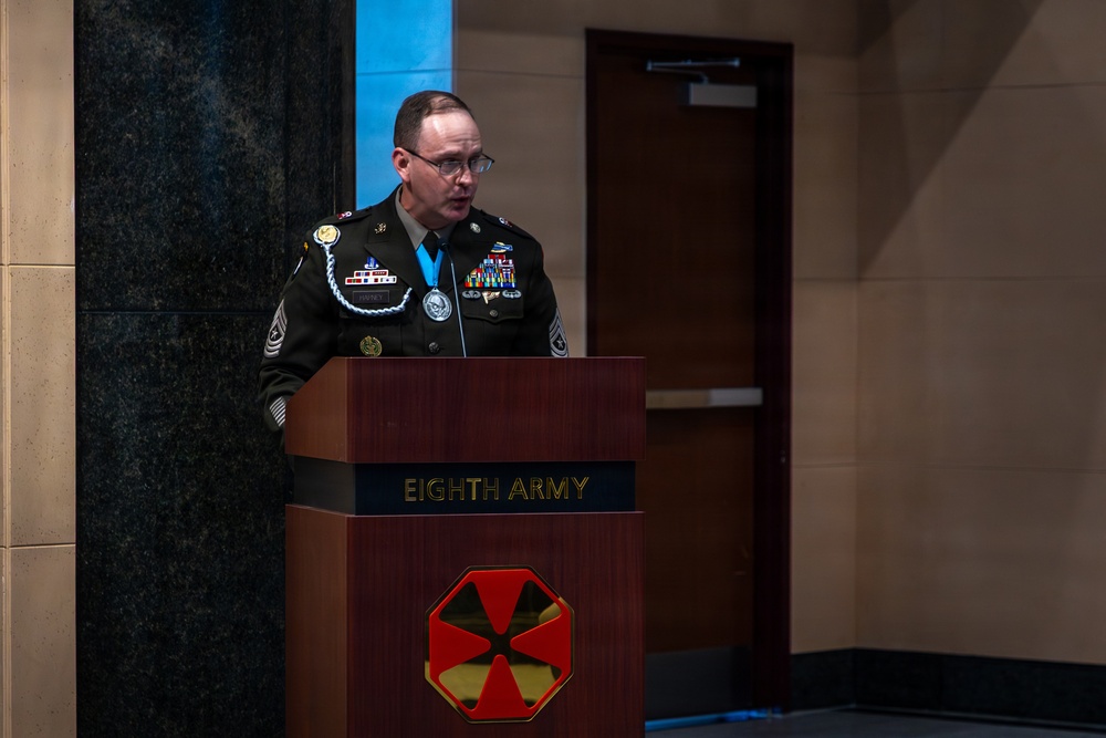Eighth Army Sergeant Audie Murphy Club Induction Ceremony