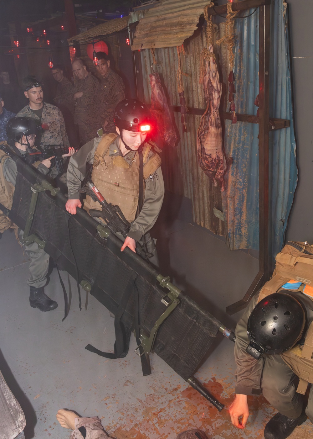 Japan Self-Defense Force Cadets participate in Tactical Combat Casualty Care Culminating Event