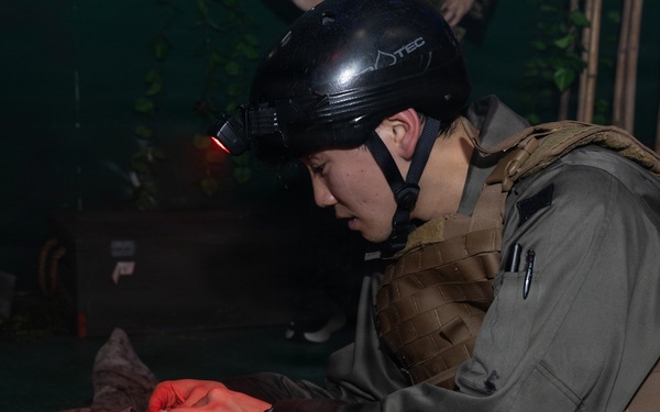 Japan Self-Defense Force Cadets participate in Tactical Combat Casualty Care Culminating Event