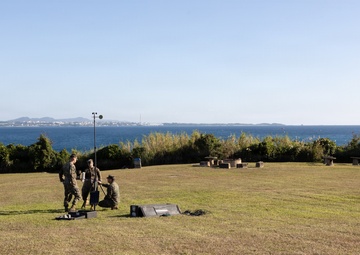 III Marine Expeditionary Force meteorology and oceanography analyst forecasters set up weather sensor