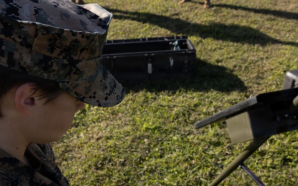 III Marine Expeditionary Force meteorology and oceanography analyst forecasters set up weather sensor