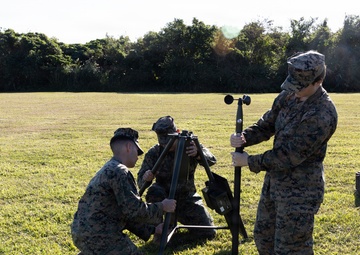 III Marine Expeditionary Force meteorology and oceanography analyst forecasters set up weather sensor