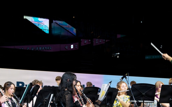 U.S. Marine band plays in Japan, U.S. Joint Concert