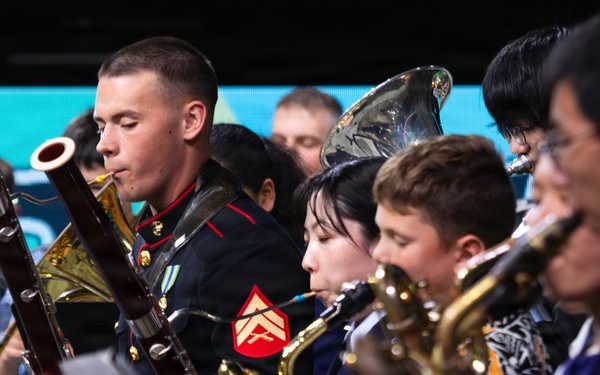 U.S. Marine band plays in Japan, U.S. Joint Concert