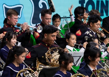 U.S. Marine band plays in Japan, U.S. Joint Concert