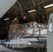 332nd Expeditionary Logistics Readiness Squadron loads pallets on C-17