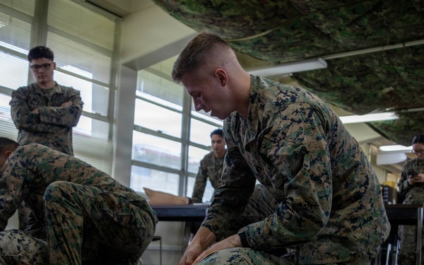 U.S. Marines train during Combat Lifesaver Course