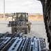 332nd Expeditionary Logistics Readiness Squadron loads pallets on C-17
