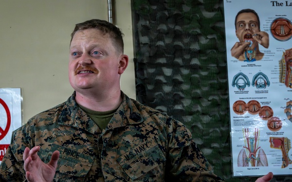 U.S. Marines train during Combat Lifesaver Course