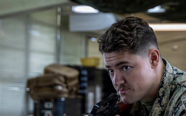 U.S. Marines train during Combat Lifesaver Course