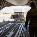 332nd Expeditionary Logistics Readiness Squadron loads pallets on C-17